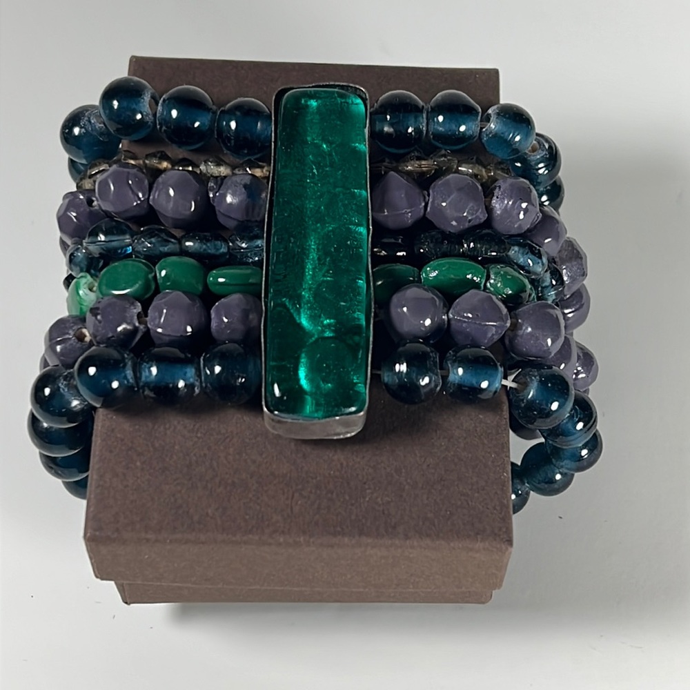 Glass Statement Bracelet
